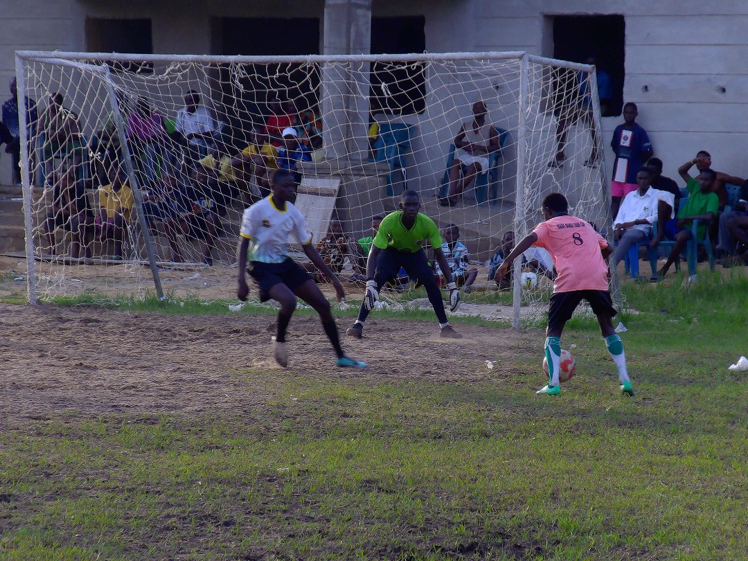 Player celebrating a goal
