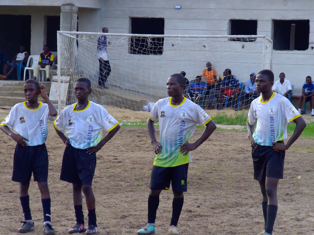 Players warming up before match