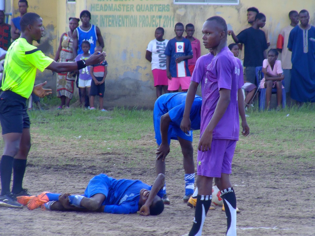 On-field injury moment